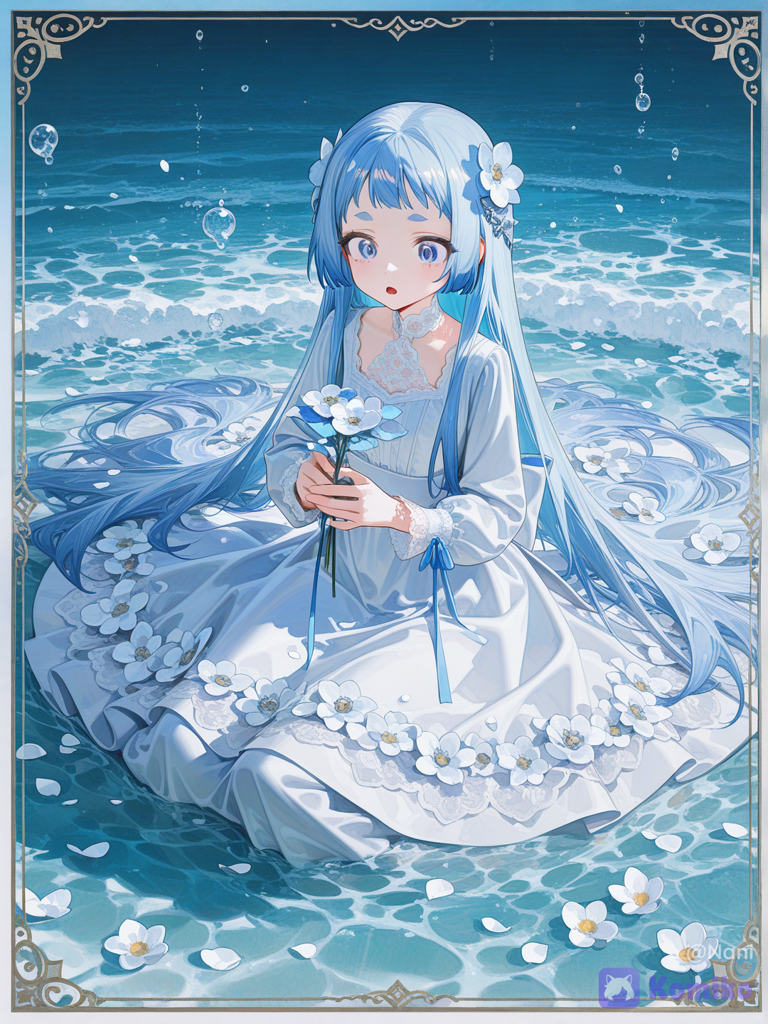 beautiful and aesthetic water fairy