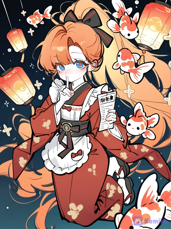 ssh… you're going to make my koi fish leave!