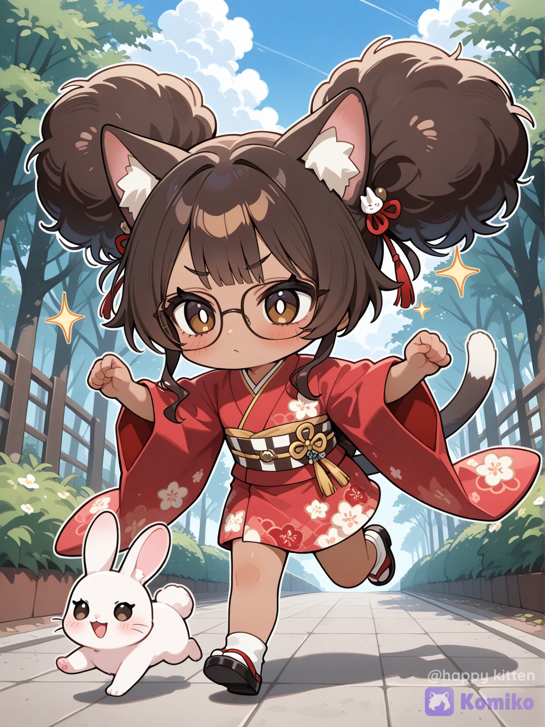 Kaede and the Bunny