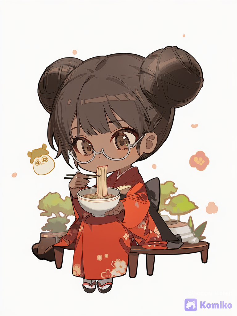 Eating Noodles