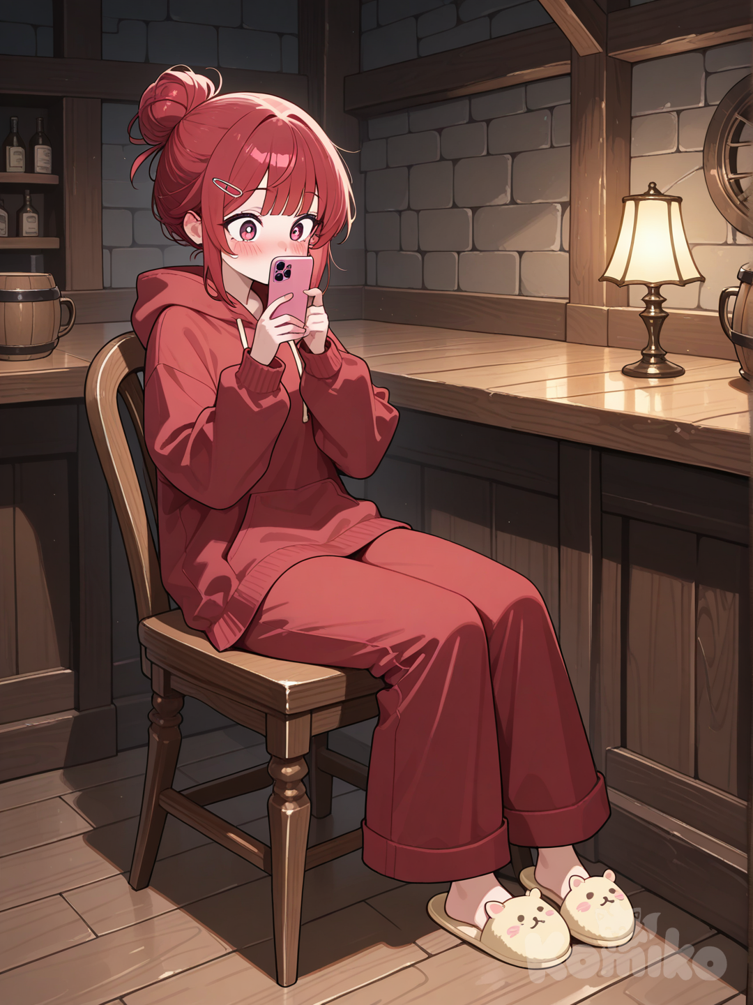She must have seen DouShino fanart lol