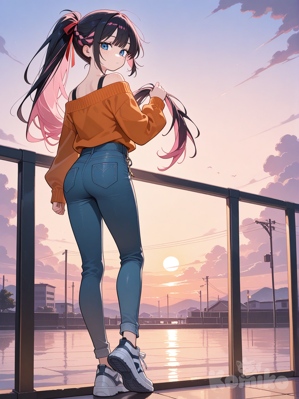 Kira being cute