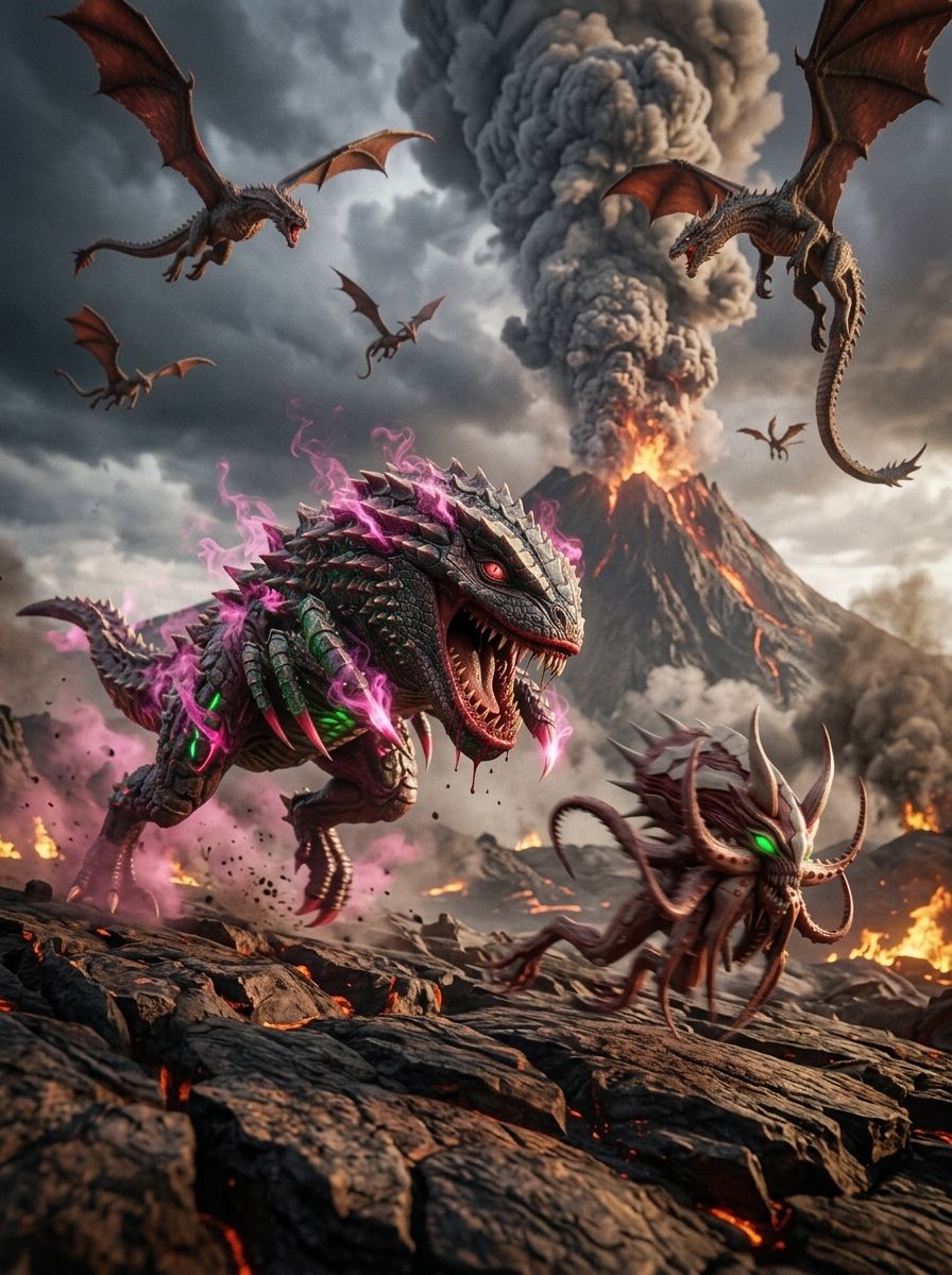 Pink Reptoid