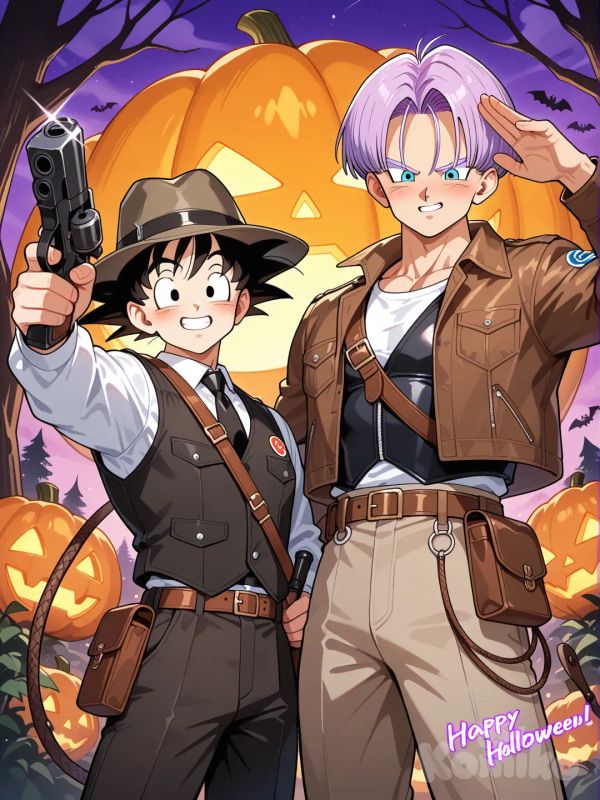 Trunks and Goten Halloween