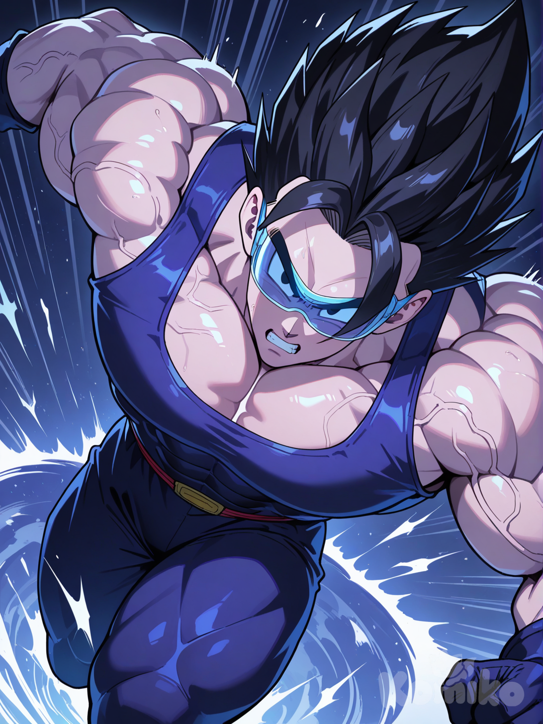 Gohan takes off