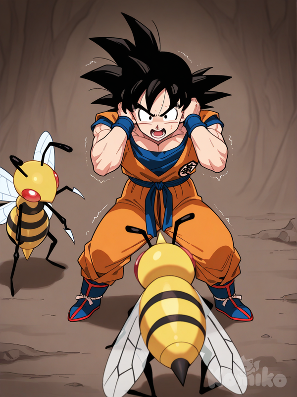 Goku is shook