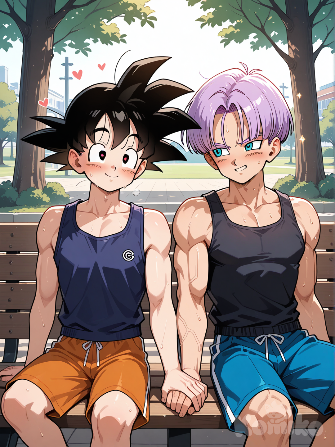 Goten and Trunks park time