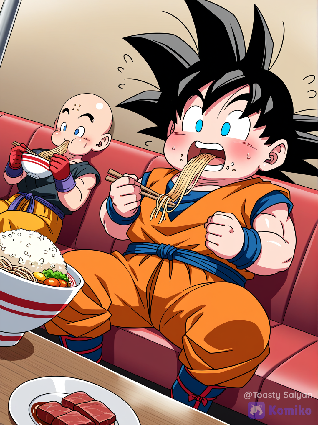 Goku/Kirby Fusion