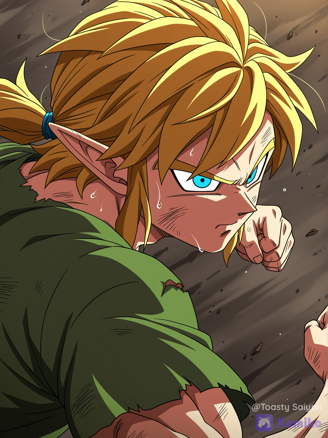 Link's ready to fight!