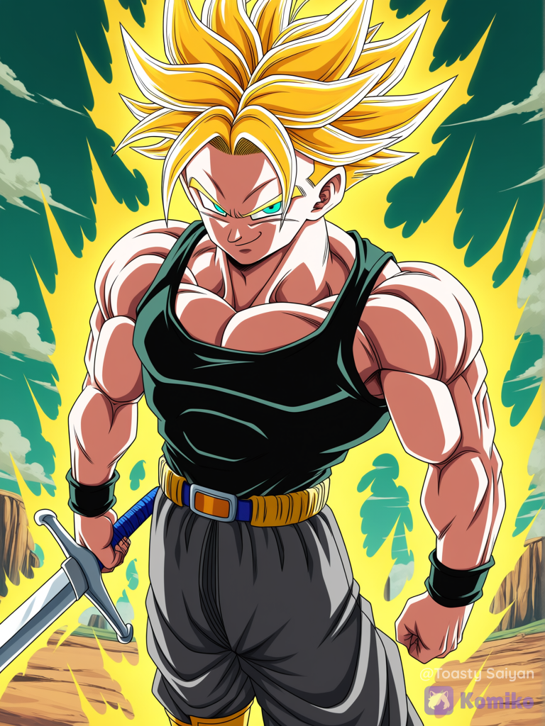 Trunks is ready for a fight