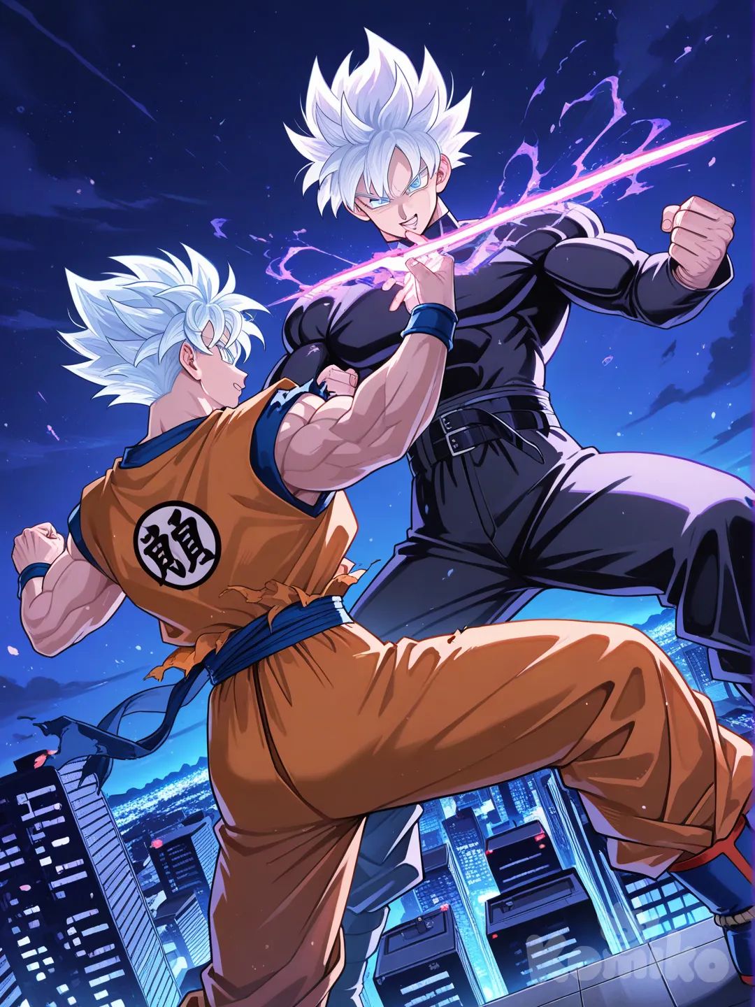 Goku UID vs Evil Goku UID