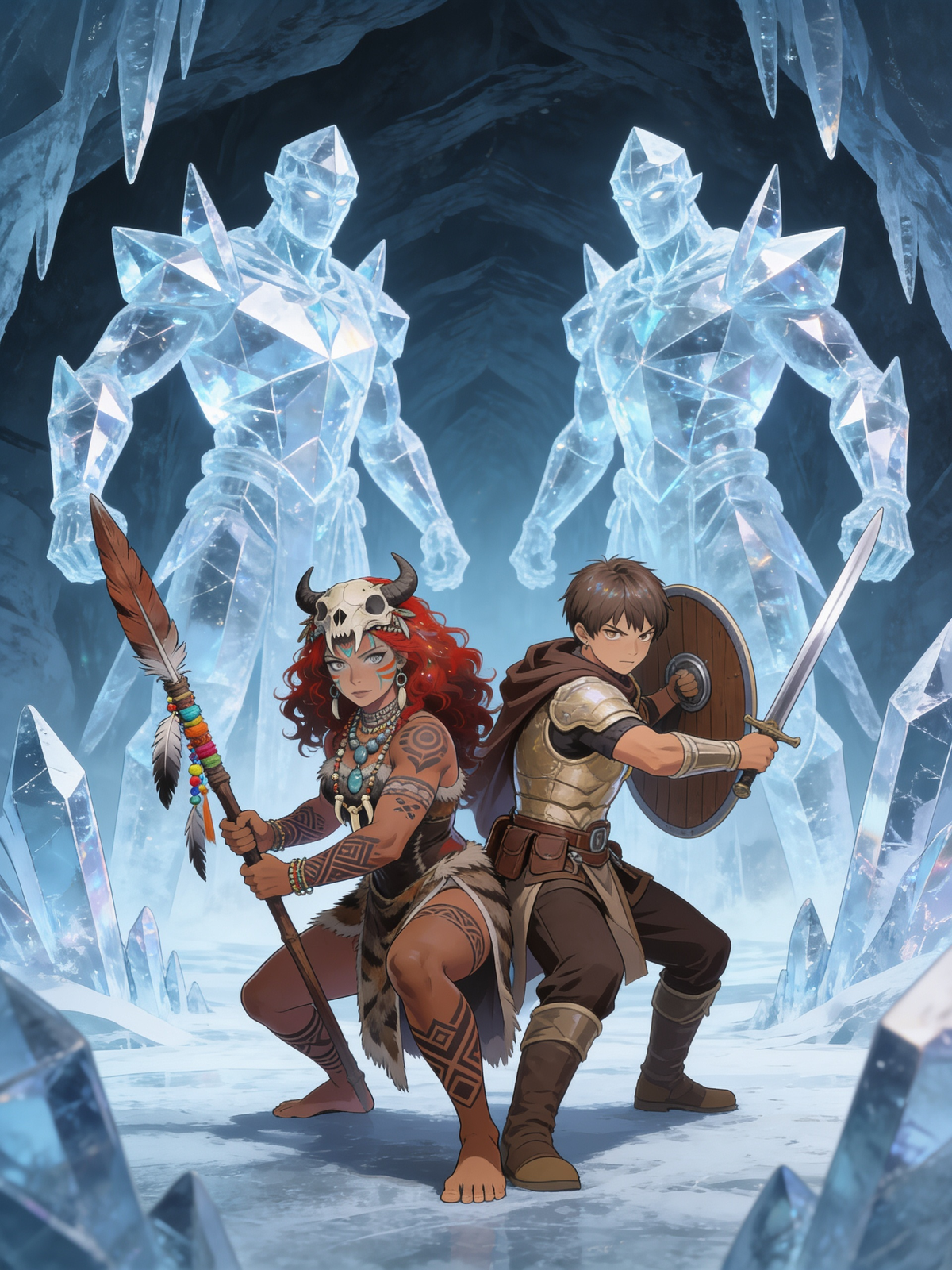 Fighting against the ice giants