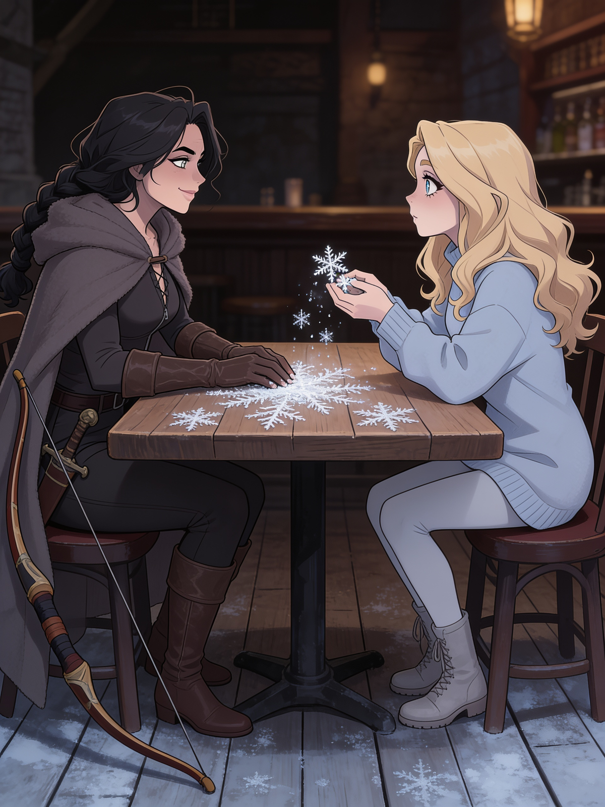 Elara & Syllis ❄️ Cozy Snowflakes