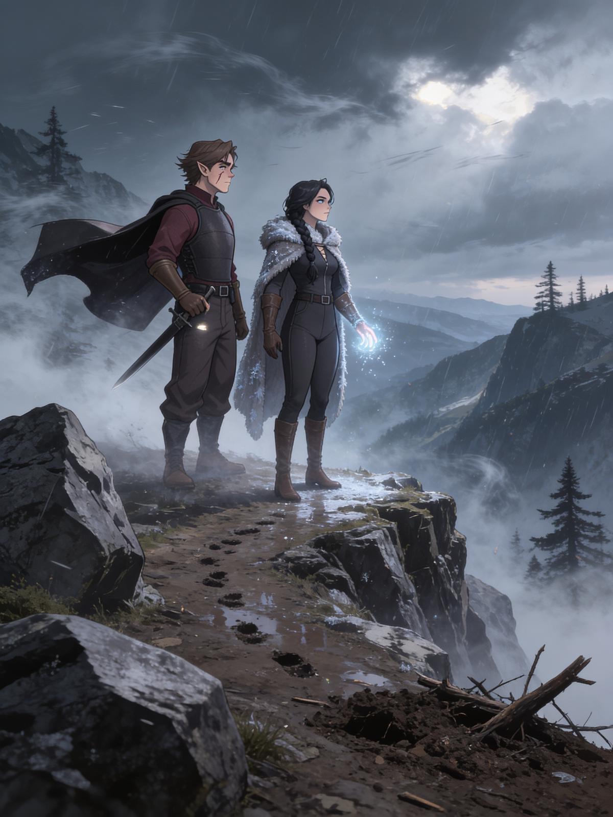 Kaelin & Elara After the Storm 🌧️✨