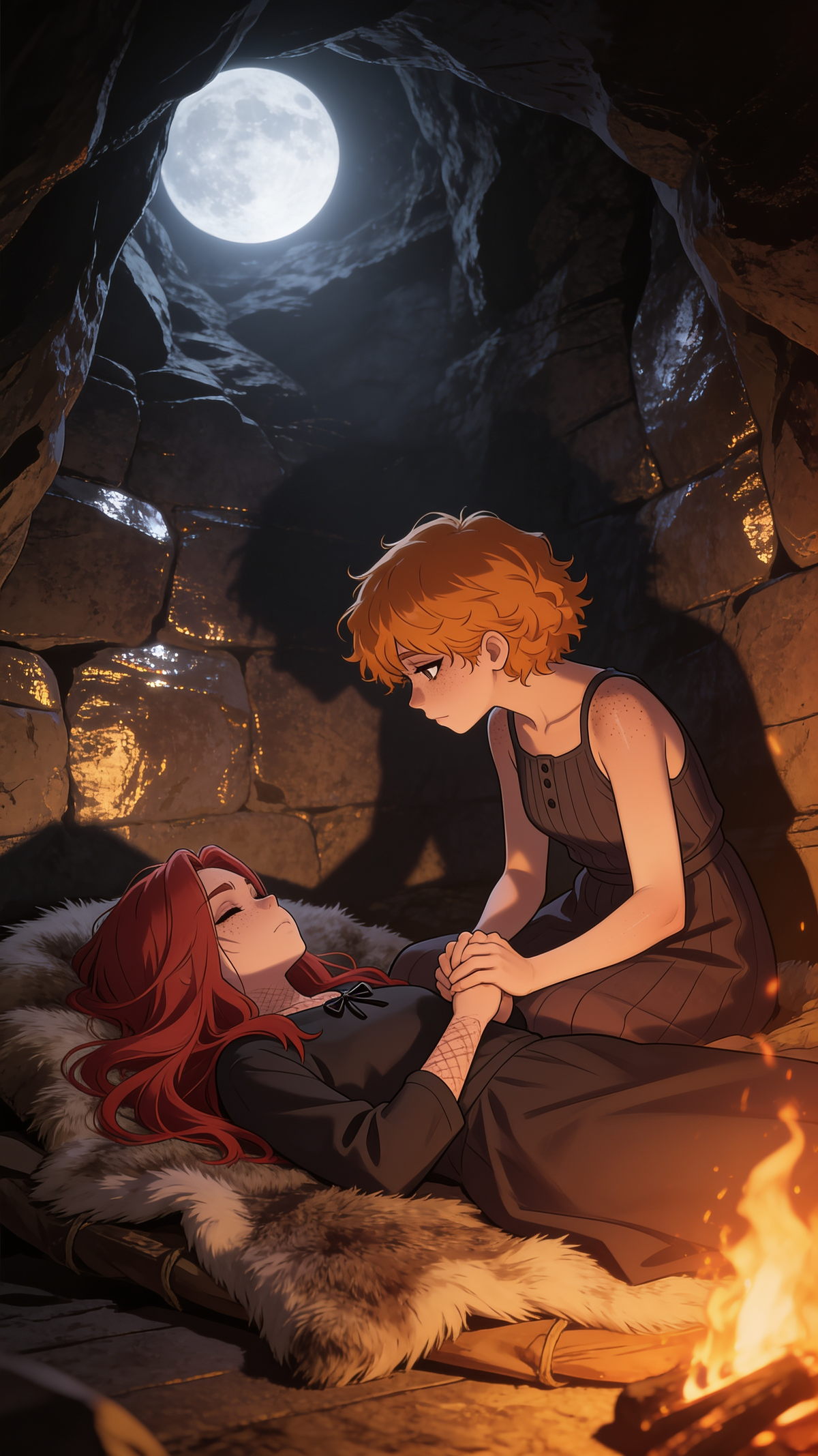 Moonlit Cave Cuties 🌕💕
