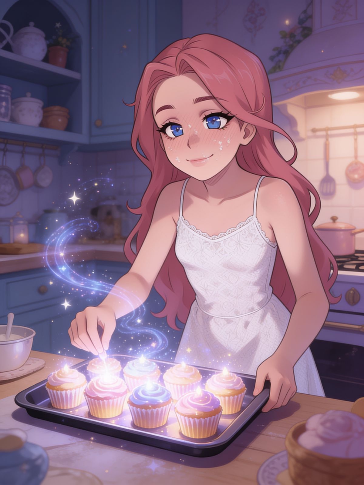 Elara's Magical Cupcake Glow ✨
