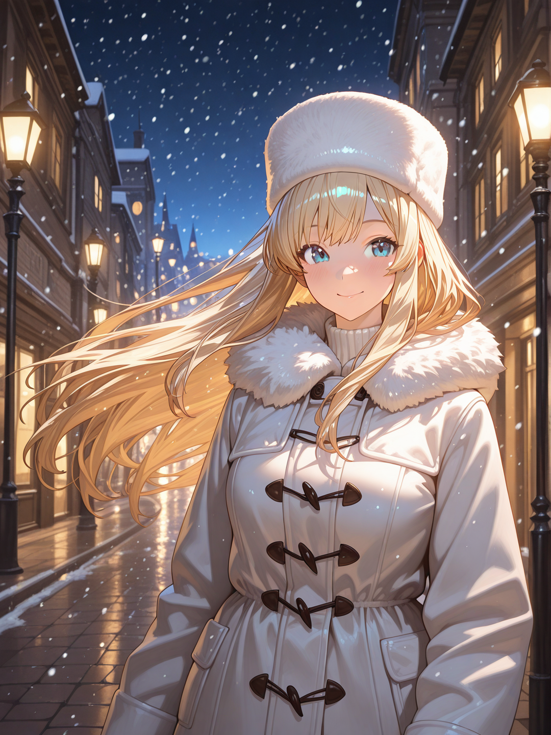 ❄️Winter city streets❄️