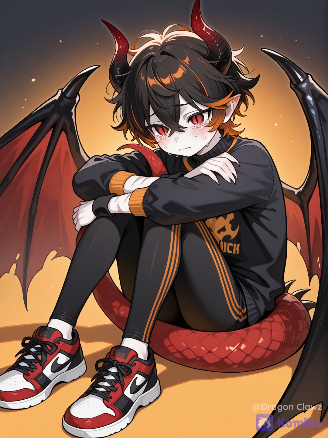 Flame as a child