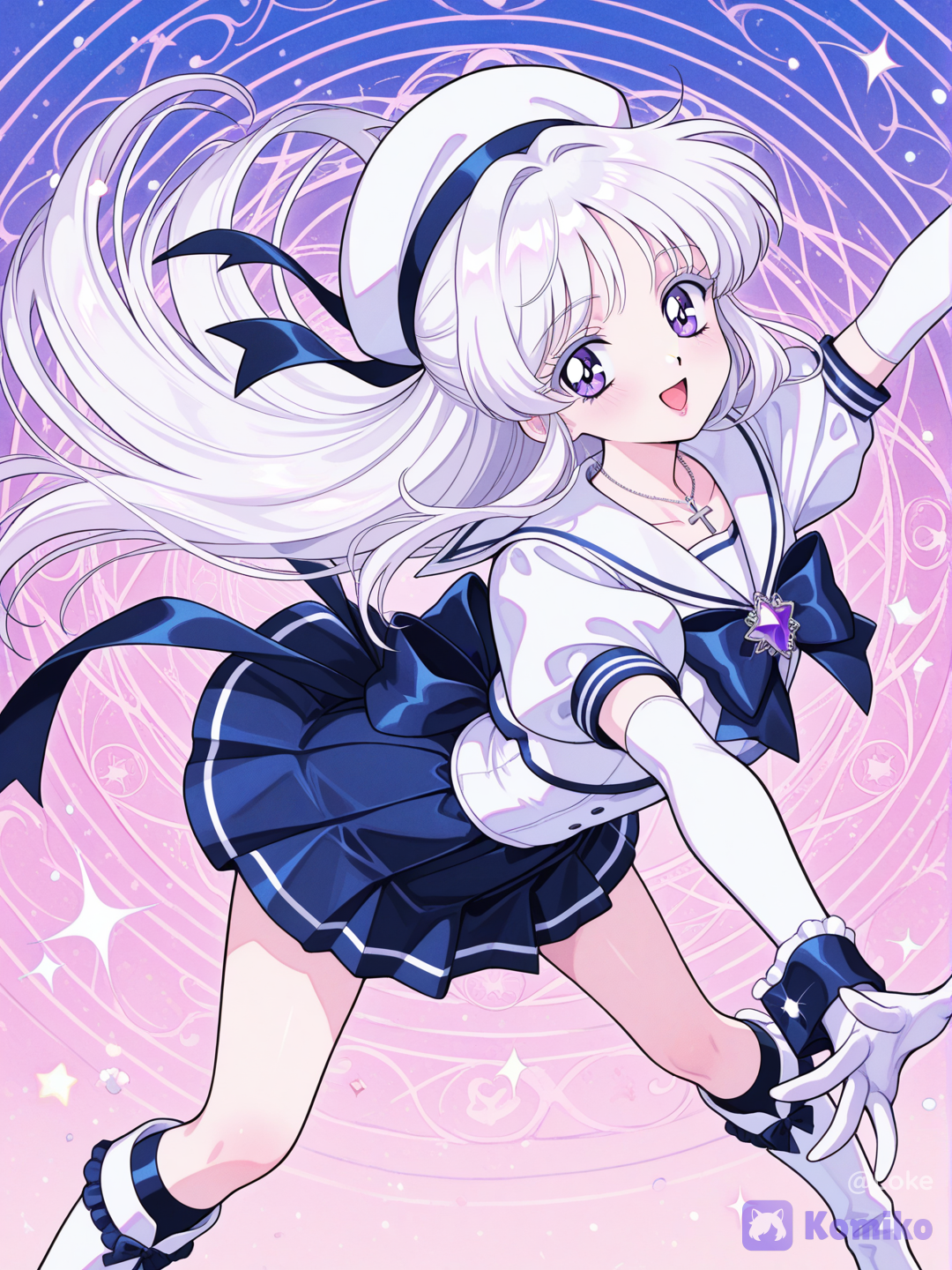 Magical girl from the 90s