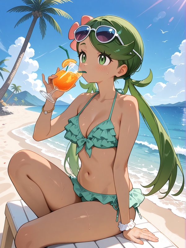 Mallow on the beach!