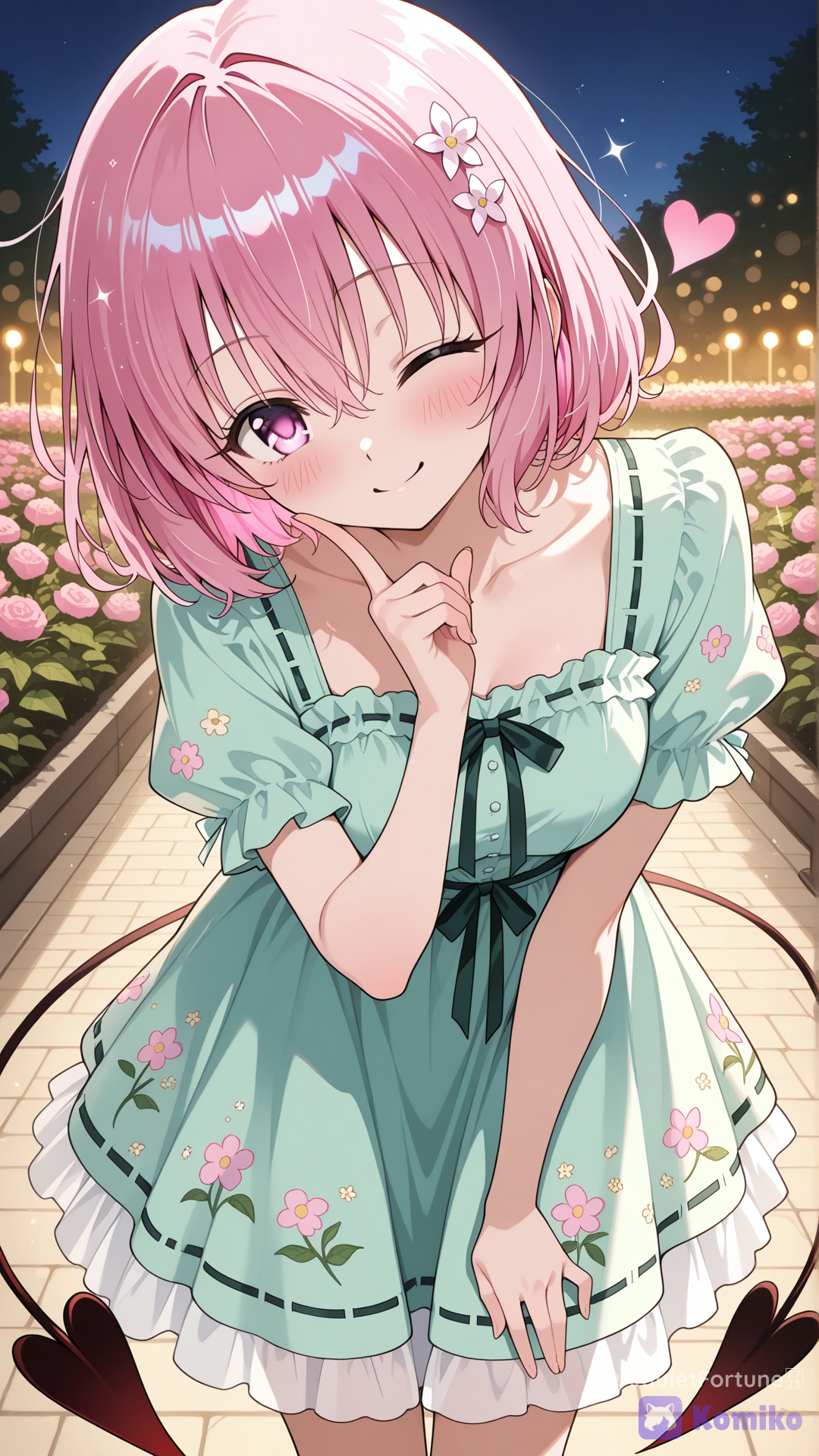 🌸Gentle Blossom Charm: Momo Velia Deviluke’s Sweet Smile