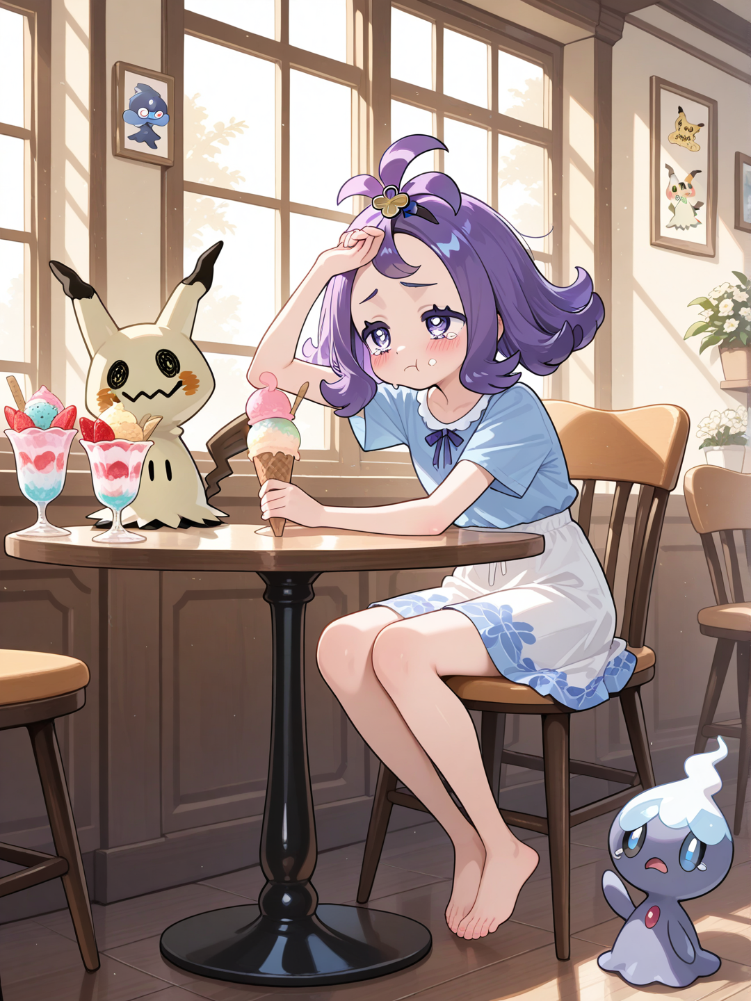 Too Much Ice Cream... My Head Hurts... 🍦💜