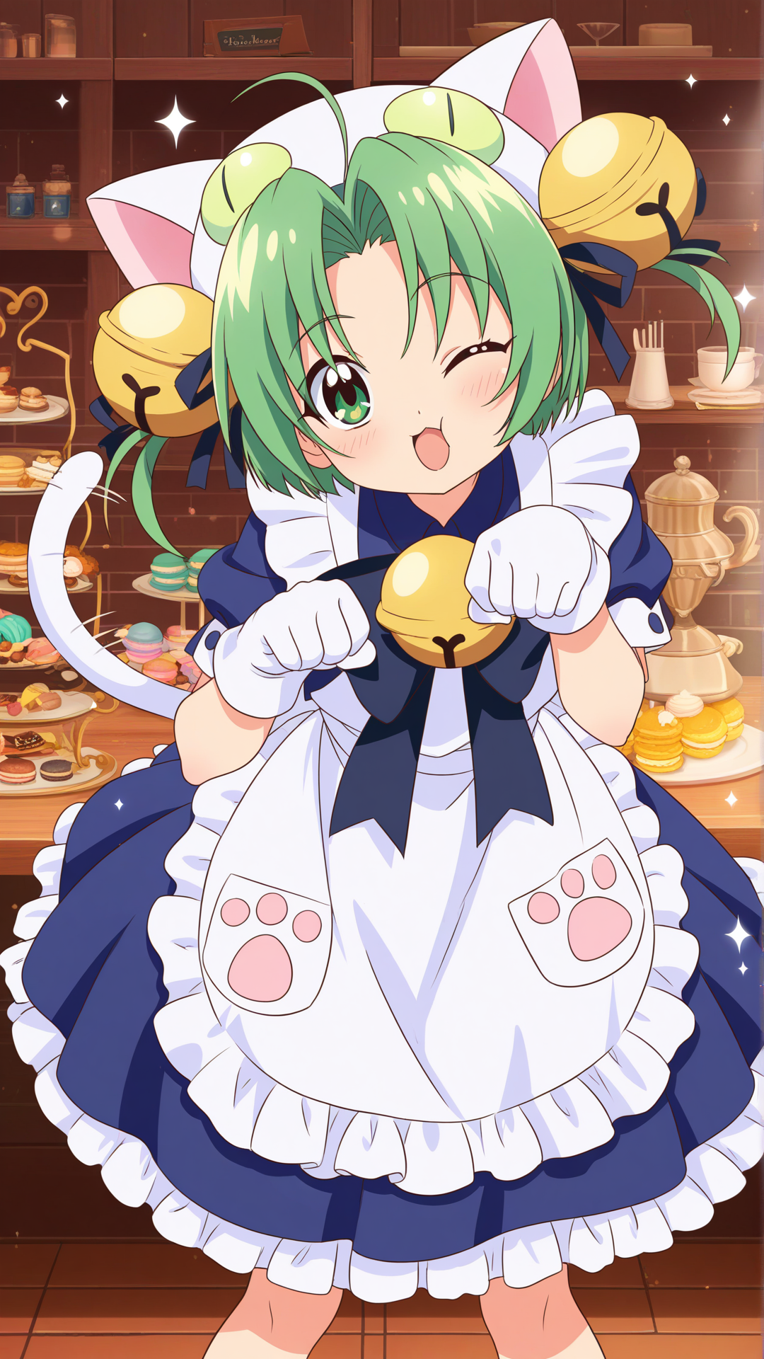 Nyo~! Dejiko's Cutest Little Paw Pose