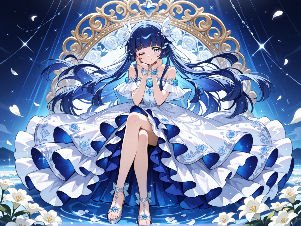 ❄️ Princess of Azure Blossoms 🌸