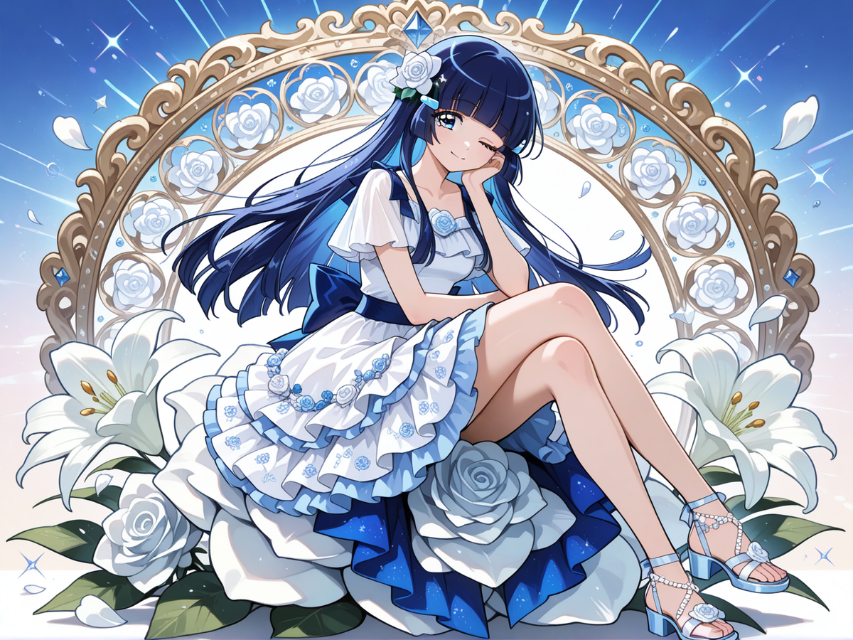 ❄️ Princess of Azure Blossoms 🌸