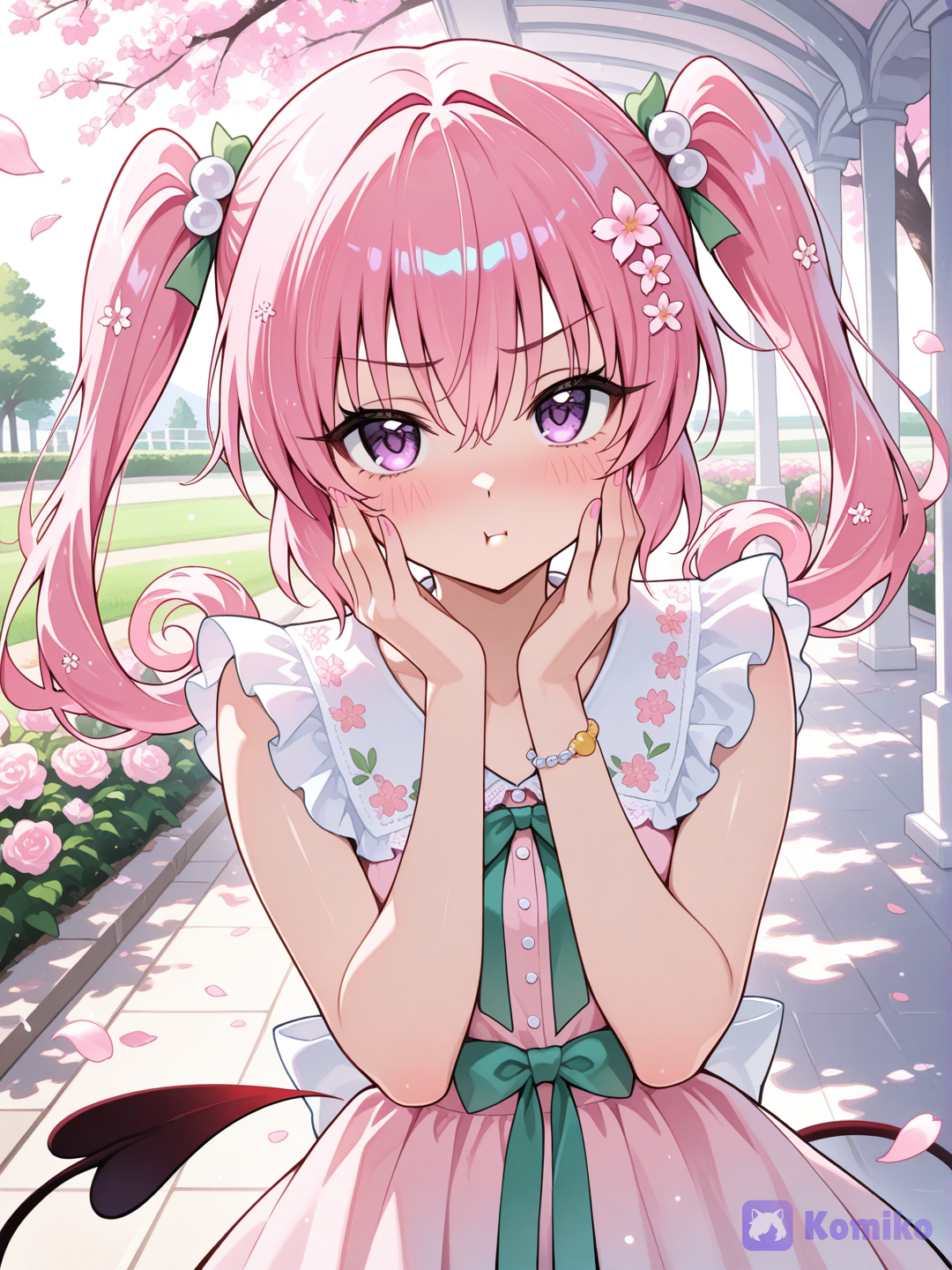 Nana's Embarrassed Blossom Pout 🌸💗