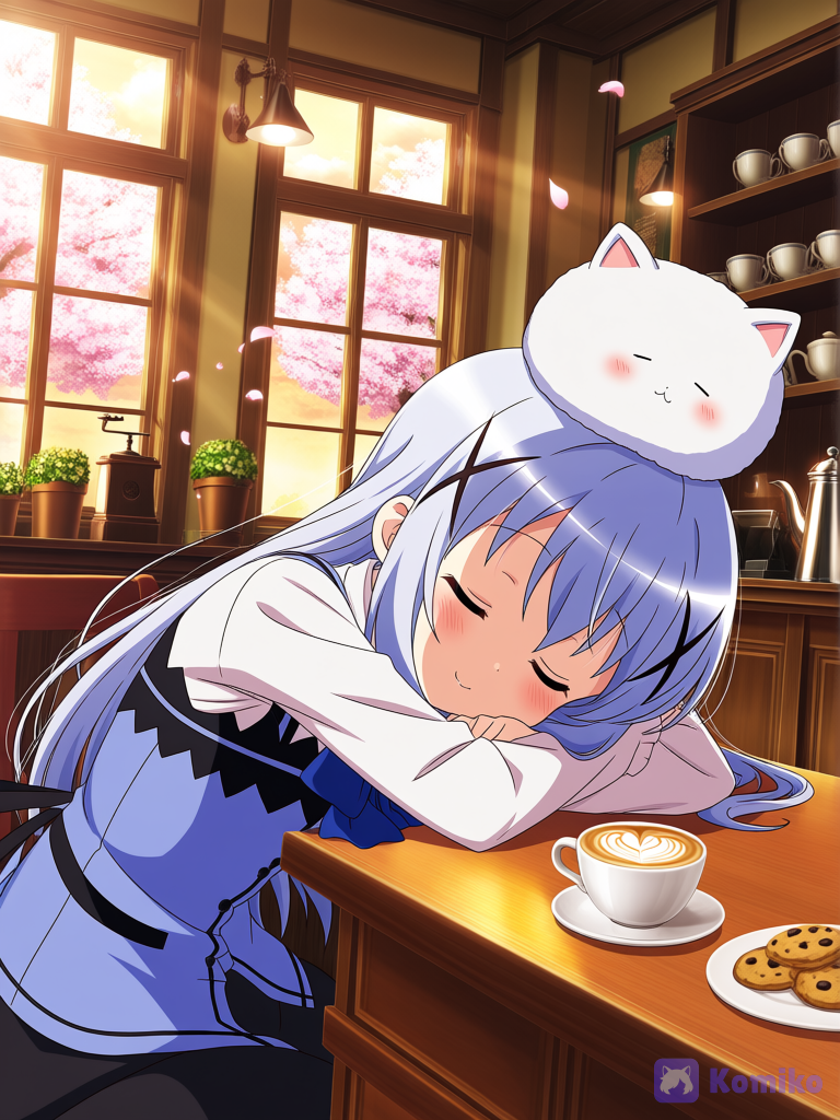 A Peaceful Nap at Rabbit House ☕💙
