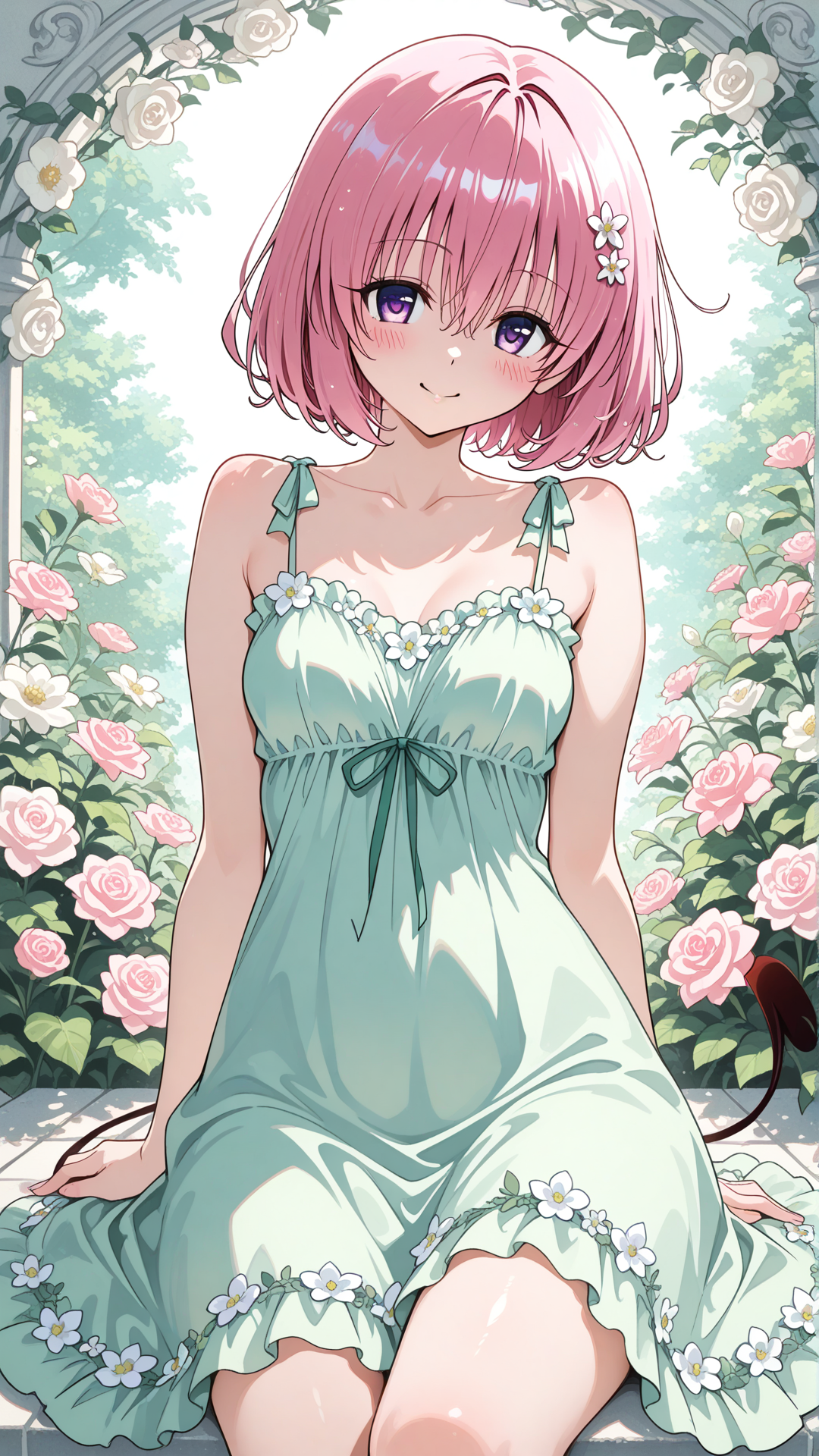 A Gentle Springtime Smile 🌸💚