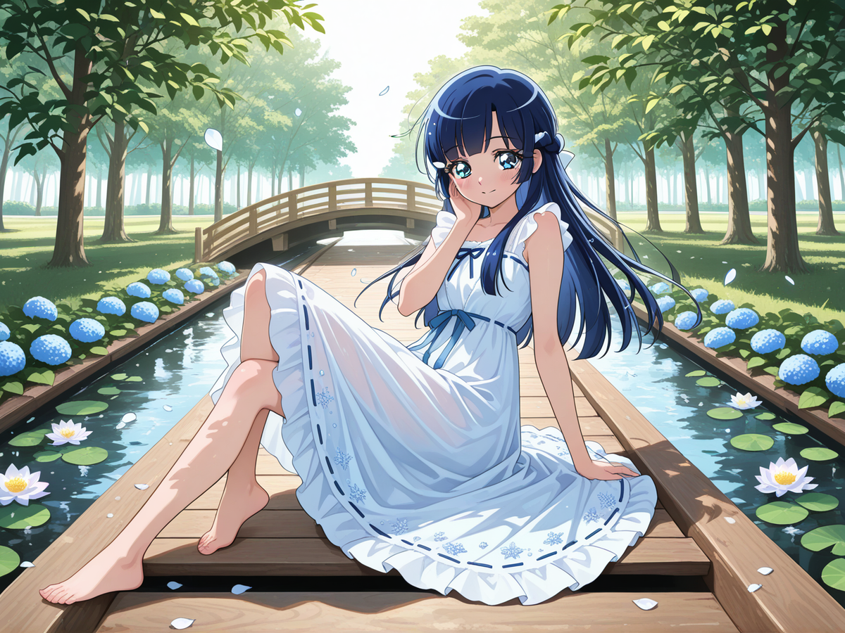 Aoki Reika posing for the first time!
