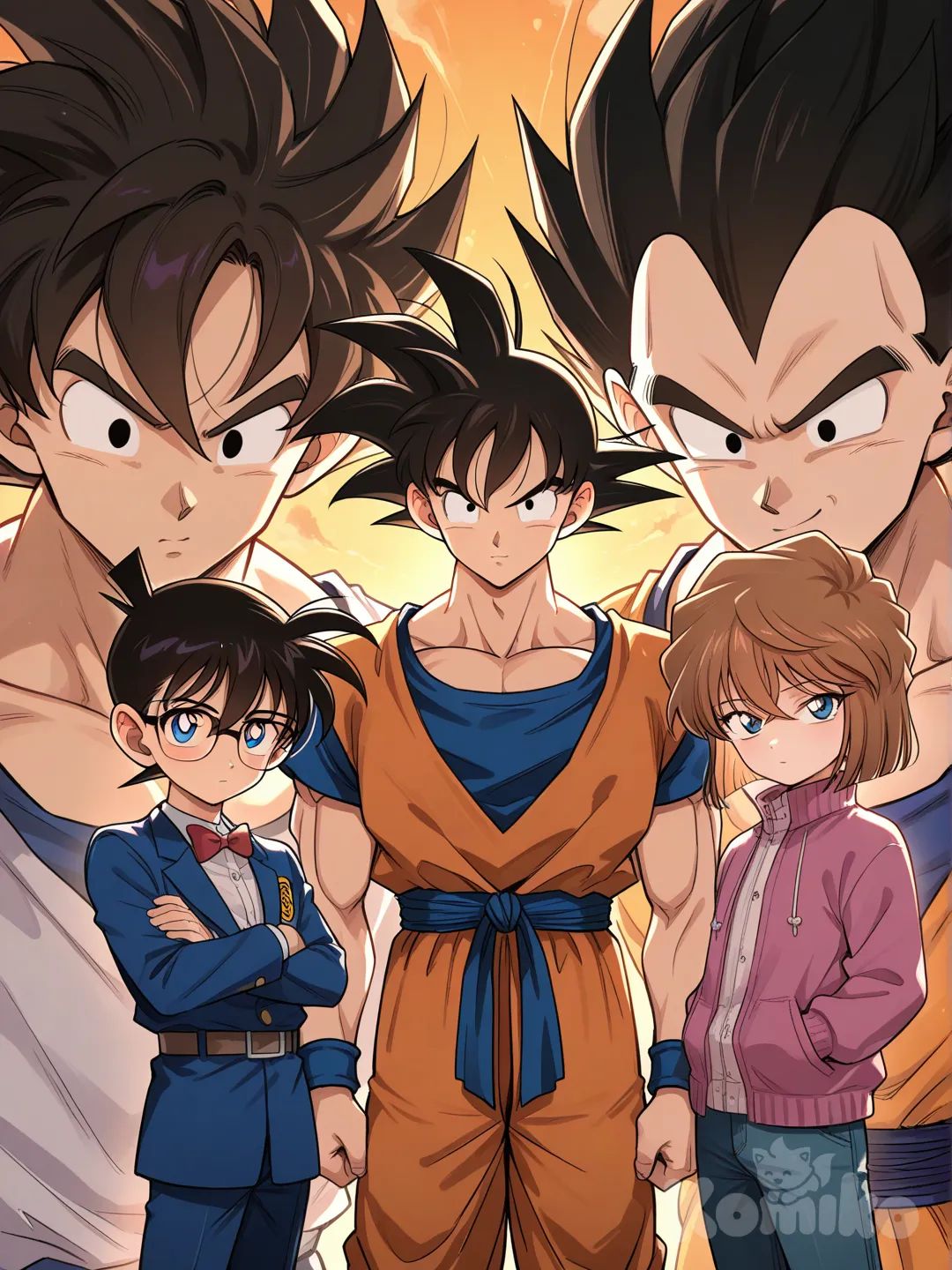 @Edogawa_Conan, @Haibara_Ai, @Son_Goku, @Vegeta