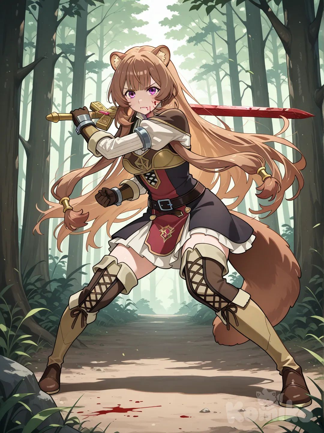 Raphtalia en Ataque IV