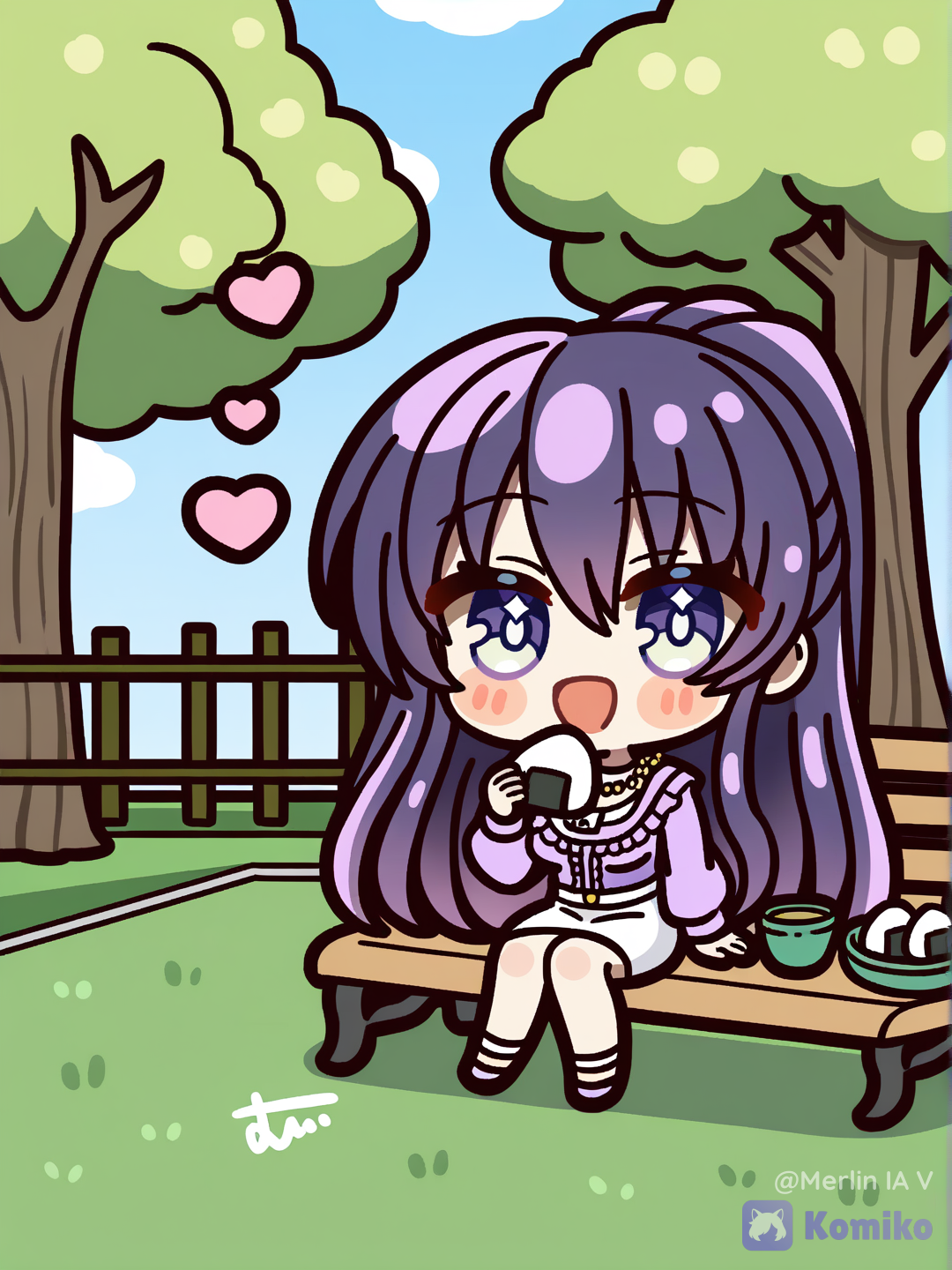 Yatogami Tohka Comiendo I