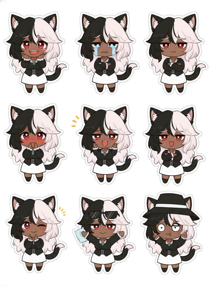Dark the black cat