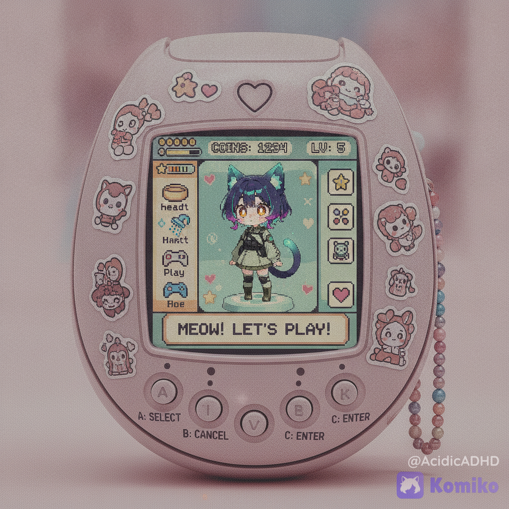 Komiko's Tamagotchi Meow Time 🐱✨
