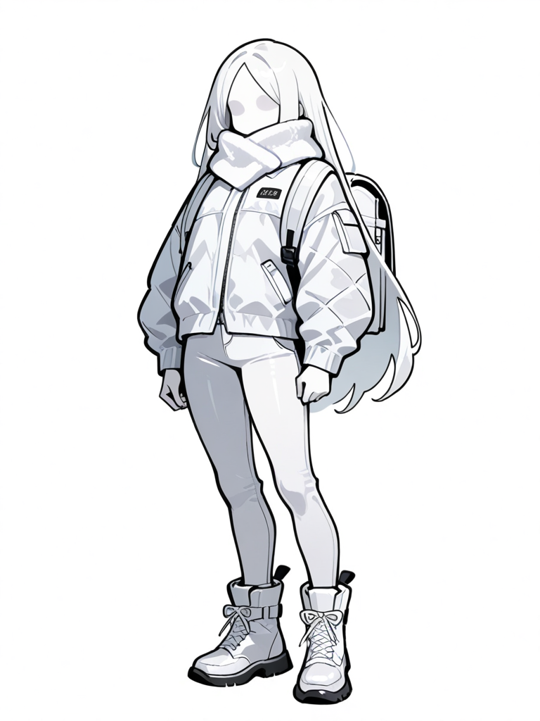 Pure white