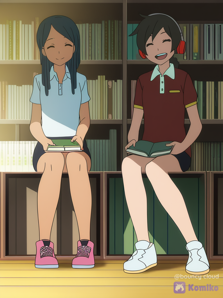 Cozy Library Laughs 📚😊