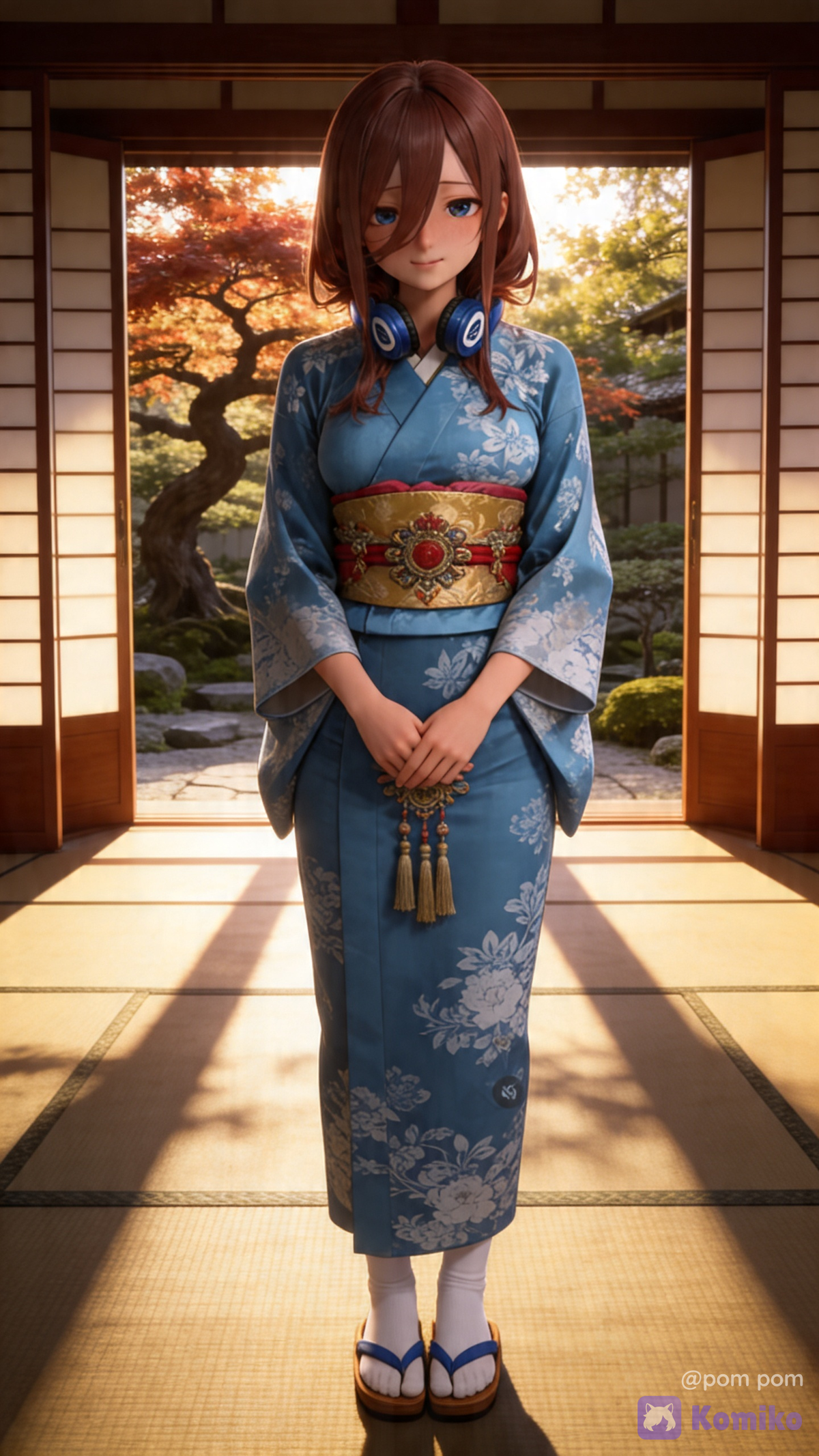 miku nakano kimono style