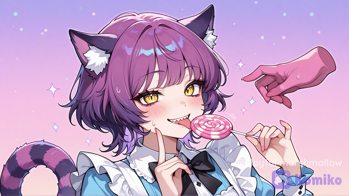 Dulce gatito quiere leche de almendras
