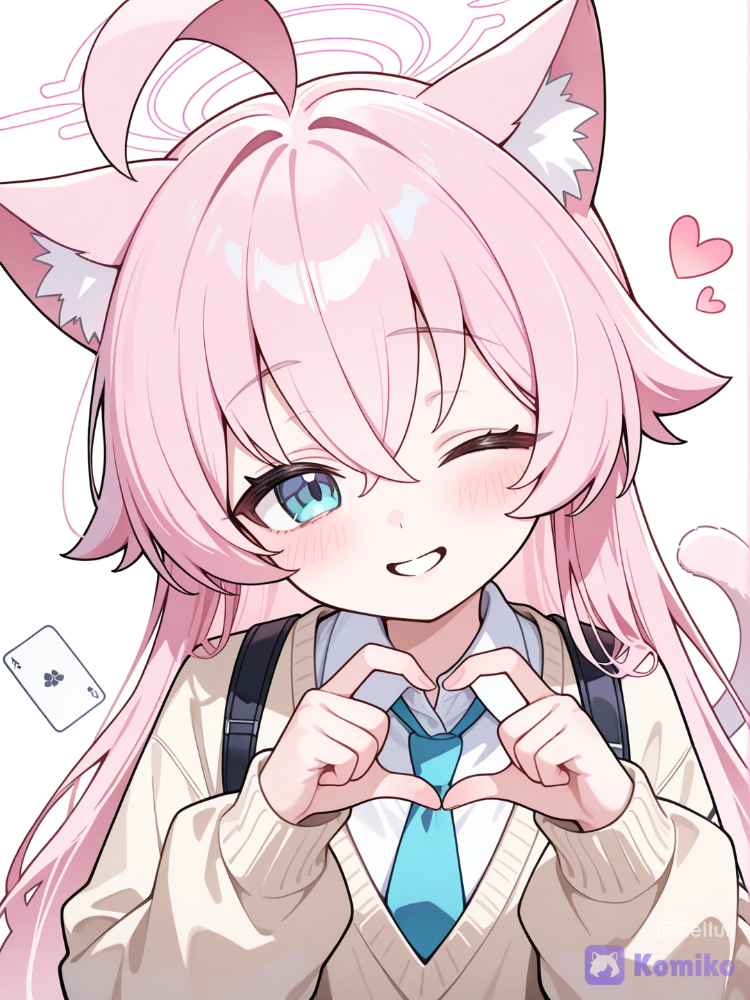 Hoshino sending love to you
