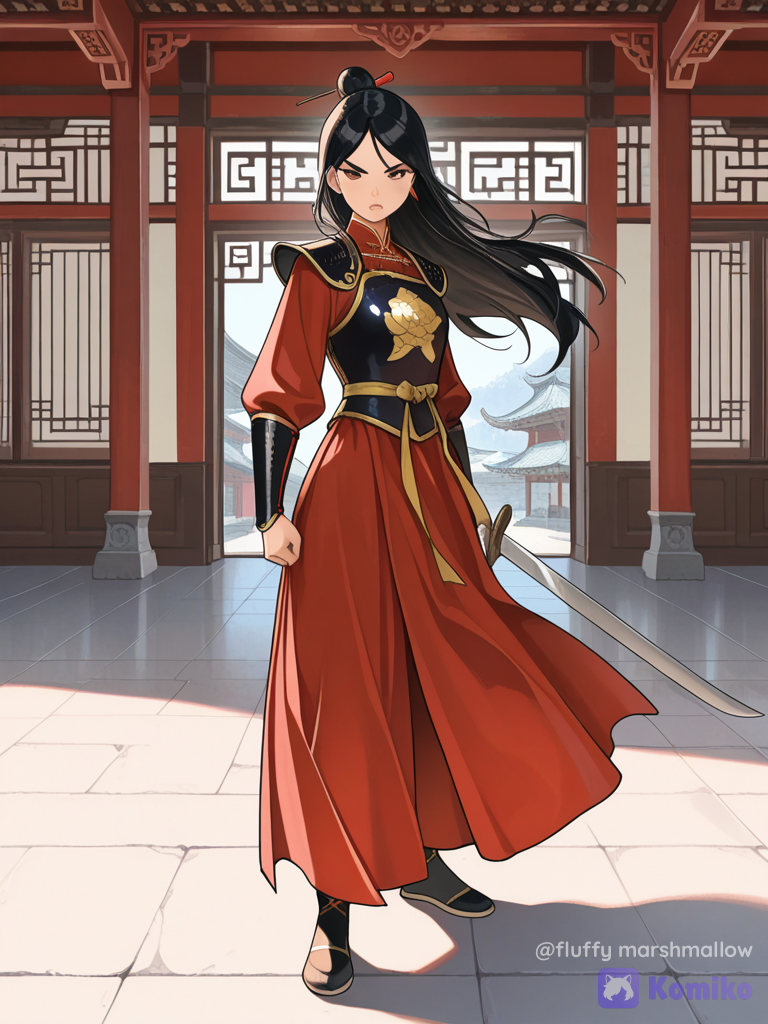 Mulan's Fierce Glow ✨