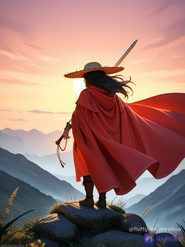 Sunset Warrior Vibes 🌅🗡️