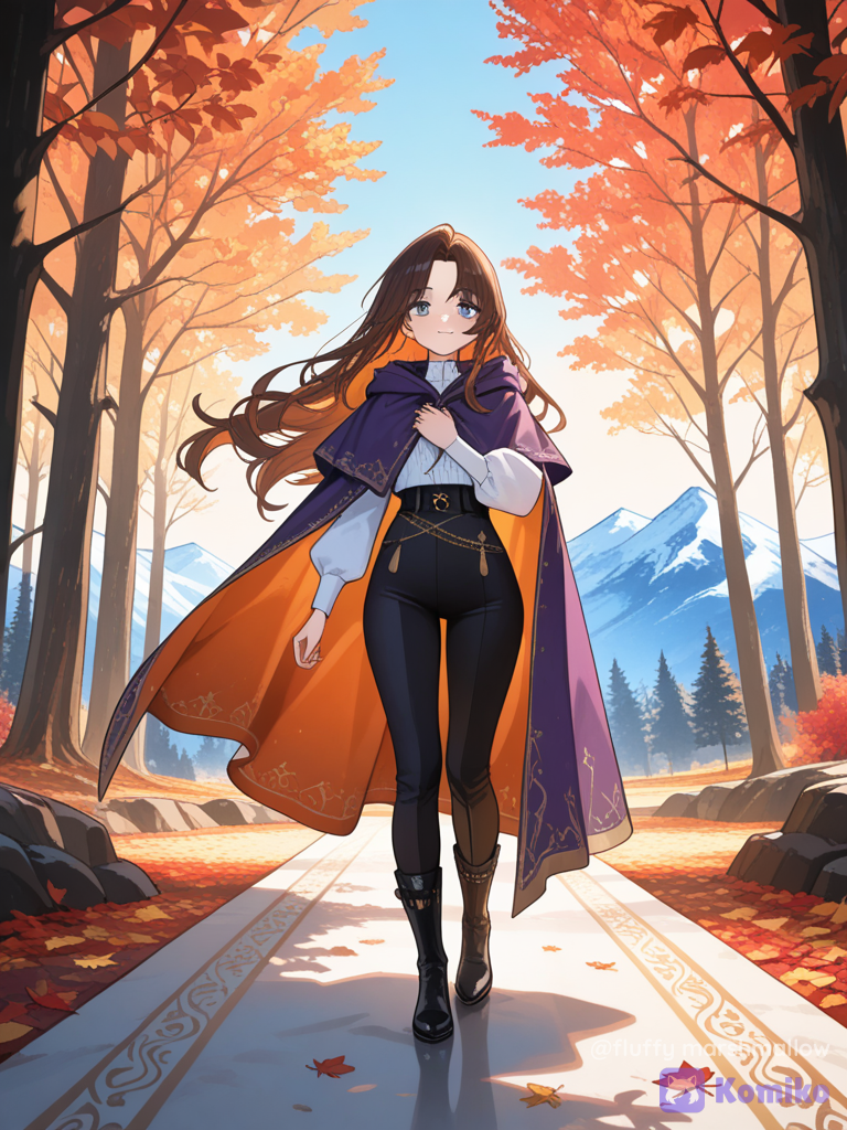 Autumn Cloak Vibes 🍂✨