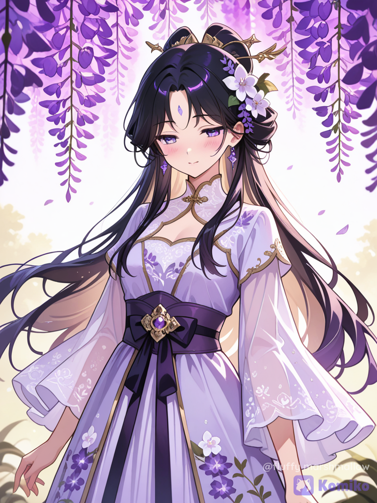 Wisteria Princess Vibes 💜🌸