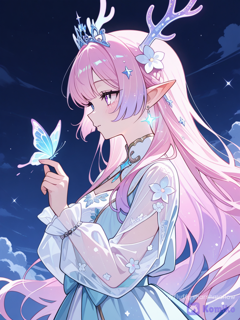 Butterfly Whispers at Midnight 🦋✨