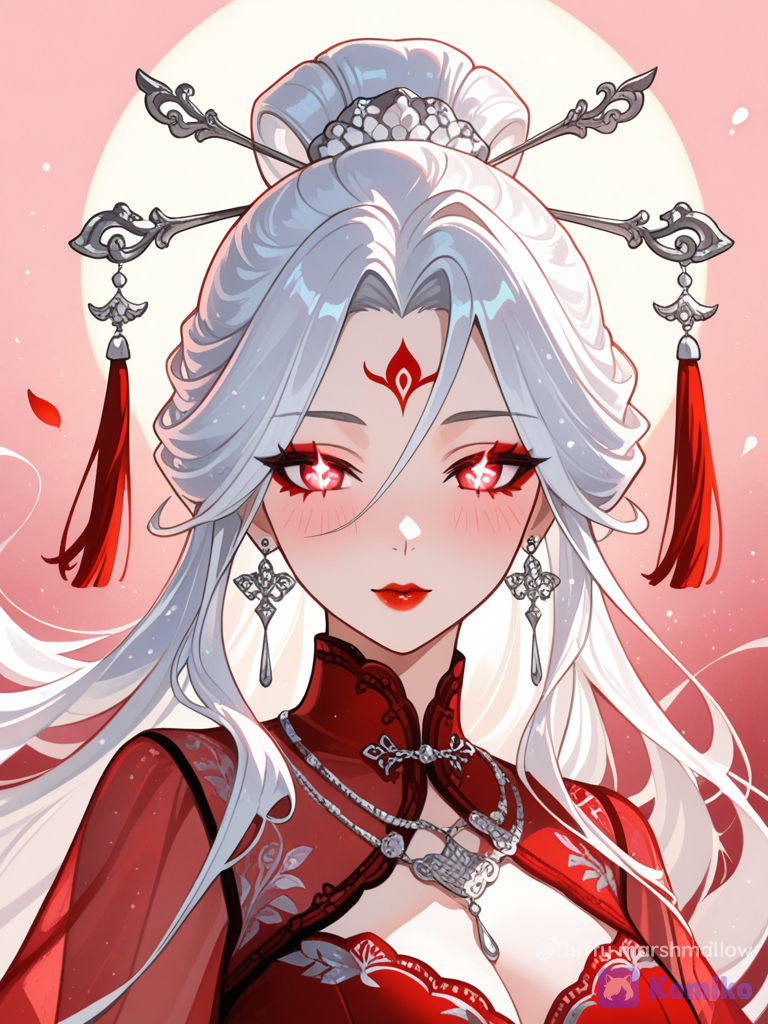 Crimson Goddess Glow ✨❤️