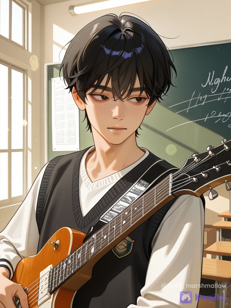 Guitar Boy's Cozy Vibes 🎸☀️